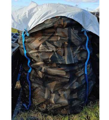 Produktbild von 2 Woodbag BigBags – 100x100x160 Cm, Premium Brennholz-Säcke, Von Packing4u, NEU